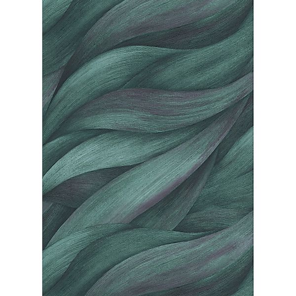 Erismann Vliestapete Casual Chic 10,05 m x 0,53 m Wellen Stormy Türkis günstig online kaufen