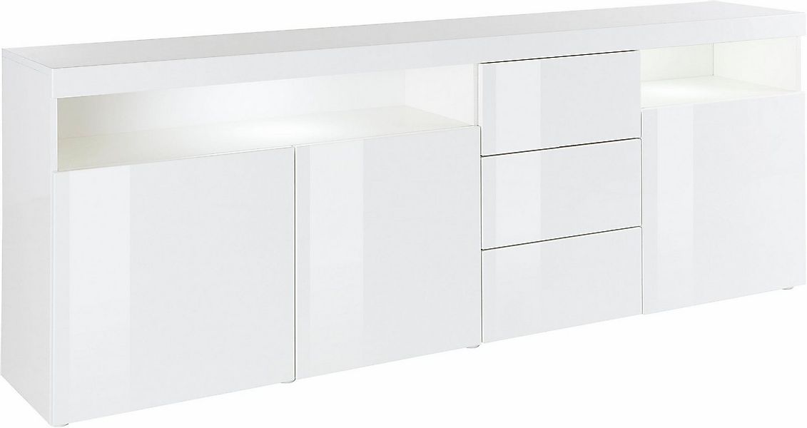borchardt Möbel Sideboard Kapstadt, Kommode mit Push-to-open-Funktion, Hoch günstig online kaufen