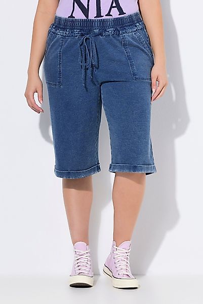 Ulla Popken Jeansshorts Jersey-Shorts Rose weites günstig online kaufen