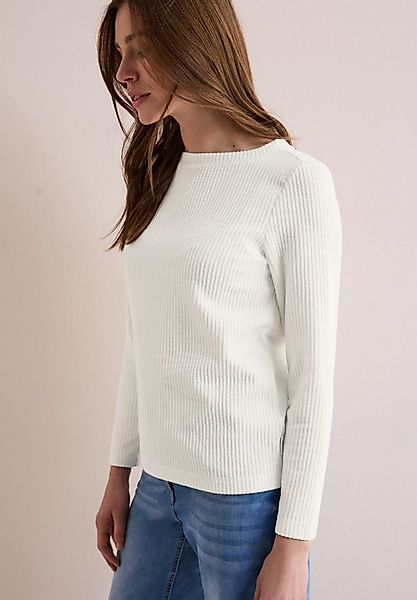 CECIL Langarmshirt mit Struktur günstig online kaufen