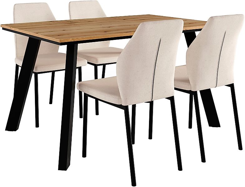OTTO home Essgruppe "Genf Tischgruppe BESTSELLER," Set, 5 Stk. tlg. Küchent günstig online kaufen