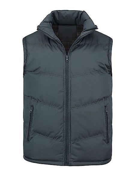 YOUTHUP Steppweste Herren Dicke Freizeit Winterweste mit Stehkragen günstig online kaufen