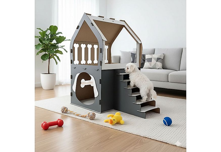Jungengel Hundehütte 3XL Hundehaus Hundebett Indoor Tierbett Tierhaus Hunde günstig online kaufen