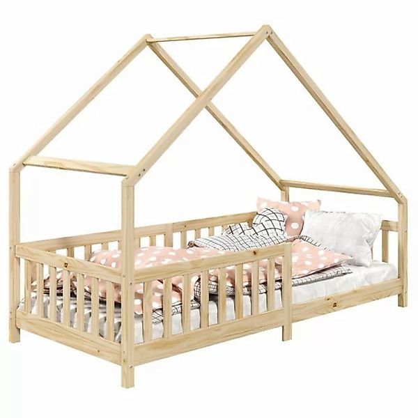 IDIMEX Kinderbett CORA, Hausbett Tipibett Kinderbett Montessori Bett Kiefer günstig online kaufen