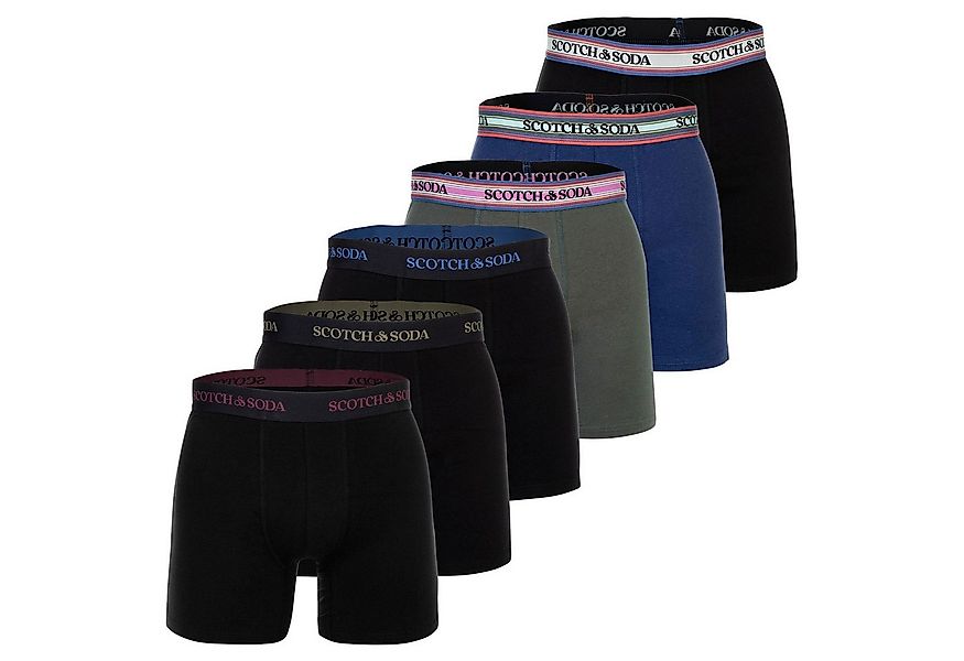 Scotch & Soda Boxer Herren Boxershort 6er Pack Baumwolle (Packung, 6er Pack günstig online kaufen