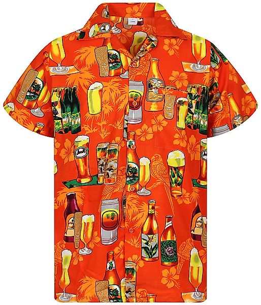 King Kameha Hawaiihemd Beerbottle Funky Hawaii-Hemd günstig online kaufen