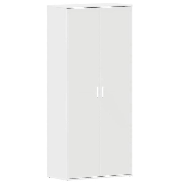 vidaXL Schuhschrank mit Tür Weiß 80 x 39 x 180 cm Holzwerkstoff 3333866 günstig online kaufen