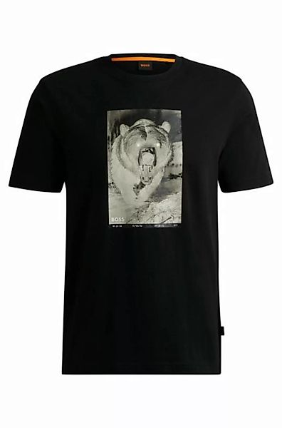 BOSS ORANGE T-Shirt Te_Wilds 10260136 01, Black günstig online kaufen