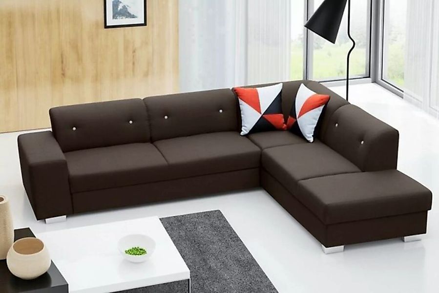 JVmoebel Ecksofa Sofa Schlafsofa Designer Sofa mit Bettfunktion + Bettkaste günstig online kaufen