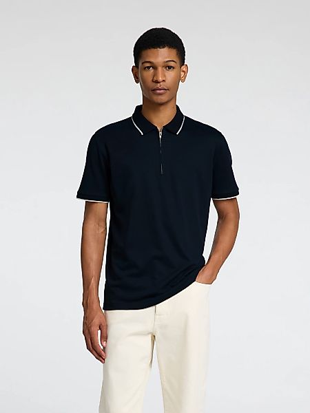 SELECTED Poloshirt "SLHFAVE SPORT ZIP SS POLO NOOS" günstig online kaufen