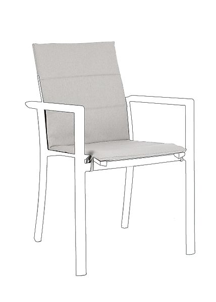 Bizzotto Sitzauflage für Gartenstuhl Konnor 2er-Set, günstig online kaufen