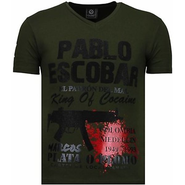 Local Fanatic  T-Shirt Pablo Escobar Narcos Strass günstig online kaufen