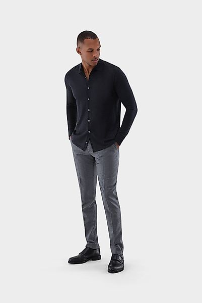 Strickhemd aus ultrafeiner Merinowolle günstig online kaufen