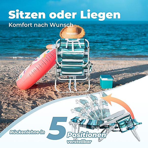 HOMECALL Klappstuhl Strandstuhl Leicht Klappbar Camping, günstig online kaufen