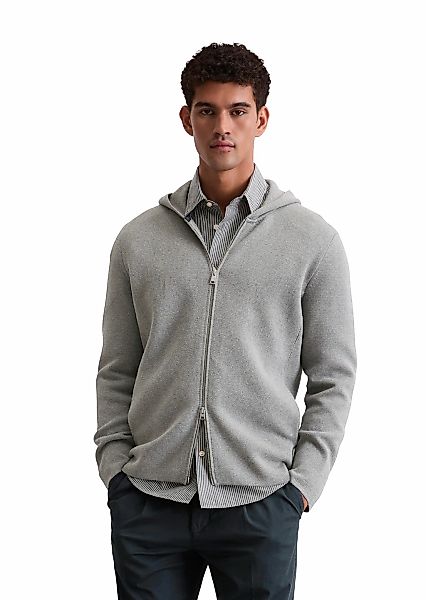Marc OPolo Kapuzenstrickjacke, mit Zwei-Wege-Reißverschluss günstig online kaufen