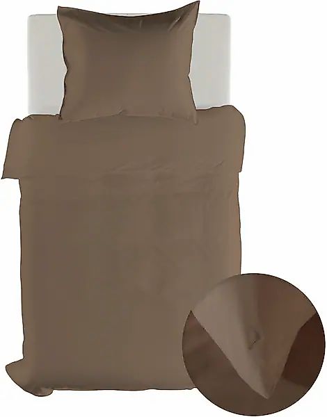 YELLOW Bettwäsche »Suite-Casablanca« 2 Stk. tlg. Uni, 100% Baumwolle ab 135 günstig online kaufen