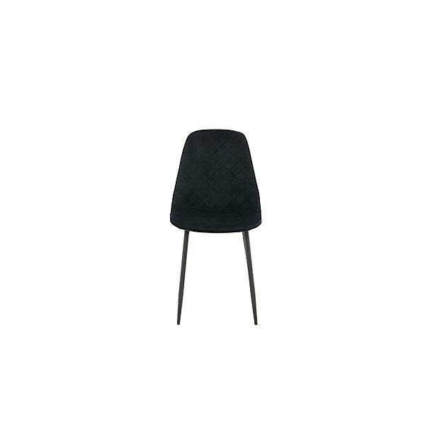 ebuy24 PolarDiamond Esszimmerstuhl Velour Schwarz günstig online kaufen