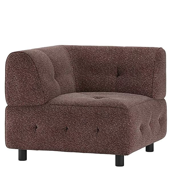 Sofa Ecke Modul in Mauve Strukturstoff 43 cm Sitzhöhe günstig online kaufen