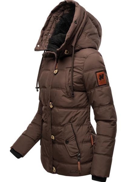 Navahoo Winterjacke "Zoja" mit Kapuze stylische Steppjacke mit Kunstpelz Ka günstig online kaufen