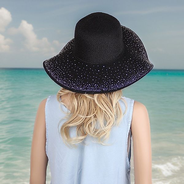 MIRROSI Strohhut Sonnenhut Sommerhut Strandhut mit günstig online kaufen