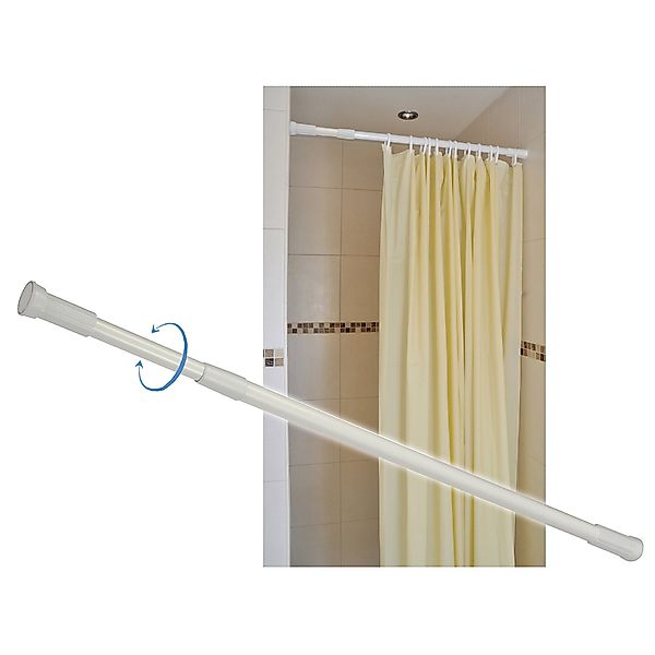 Haushalt International Duschvorhangstange Duschvorhangstange Aluminiumlegie günstig online kaufen