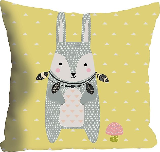 queence Dekokissen ""Hase"" Kissenhülle ohne Füllung, 1 Stück günstig online kaufen