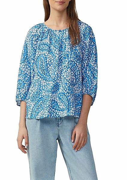 s.Oliver Klassische Bluse, mit All-Over Print günstig online kaufen