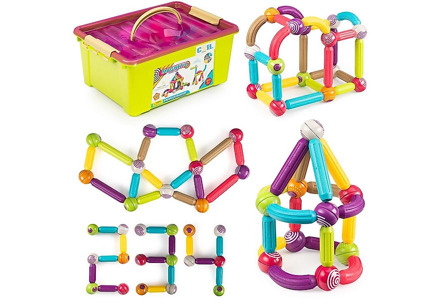 COIL DIY-STEM-Bausteine, Montessori Spielzeug, Magnetspielzeug Magnetspielb günstig online kaufen