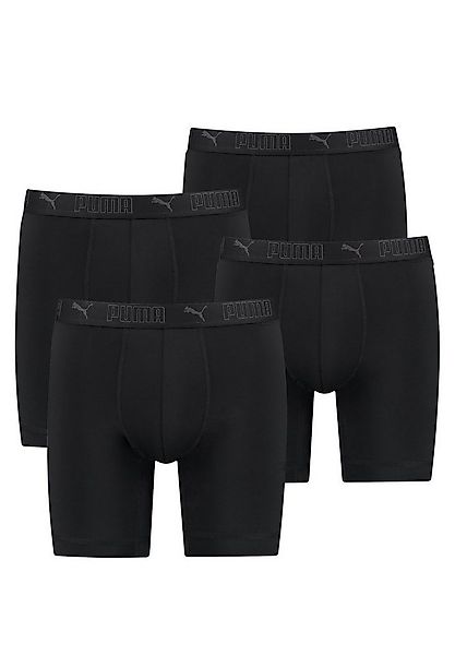 PUMA Boxershorts PUMA SPORT MICROFIBER LONG BOXER 4P günstig online kaufen