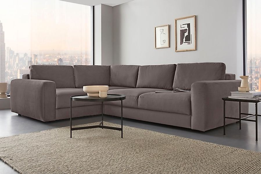PLACES OF STYLE Ecksofa »Bloomfield, Breite 304cm, Mega Polsterecke mit vie günstig online kaufen