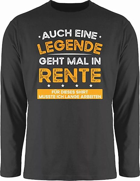 Shirtracer Rundhalsshirt Auch eine Legende geht mal in Rente Rentner Gesche günstig online kaufen