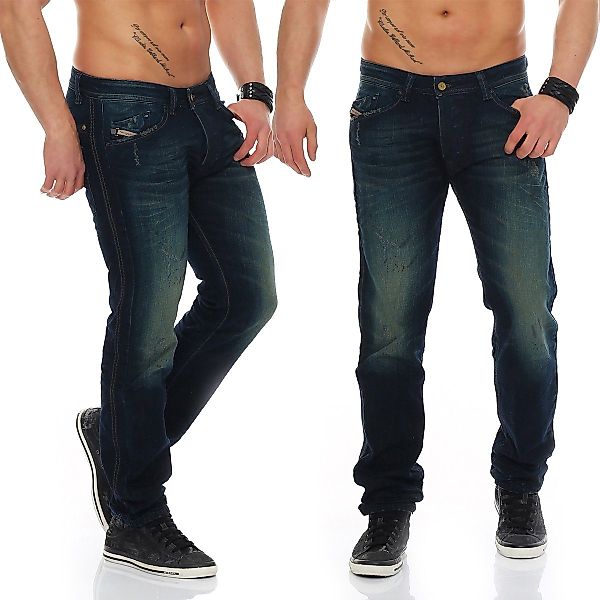 Diesel Regular-fit-Jeans Herren Denim Jeans Darron günstig online kaufen