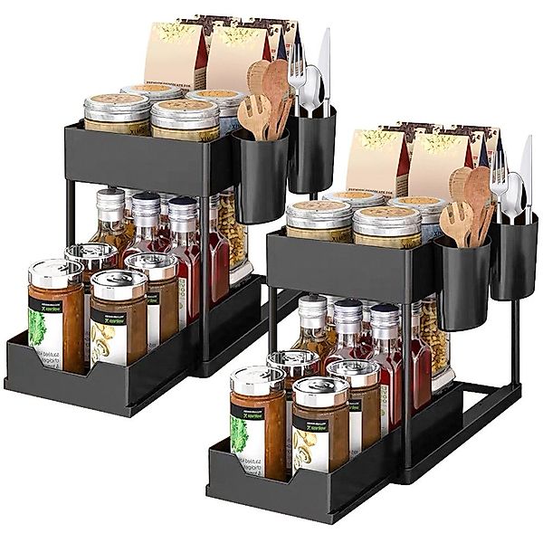 JEOBEST Küchenregal Küchen Organizer, Spülschrank Organizer, günstig online kaufen