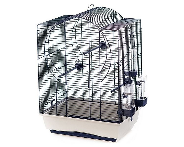 DUVO+ Vogelkäfig Vogelkäfig Emma 2 grau/blau günstig online kaufen