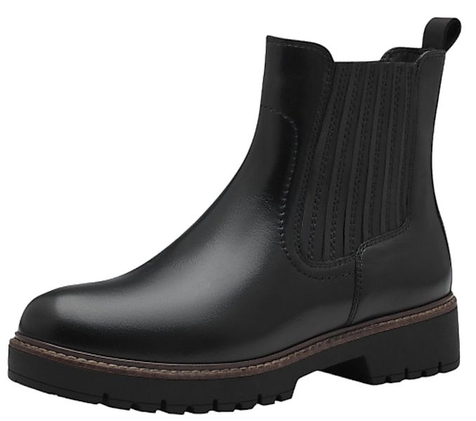 Tamaris 1-25410-43 003 Black Leather Stiefelette günstig online kaufen