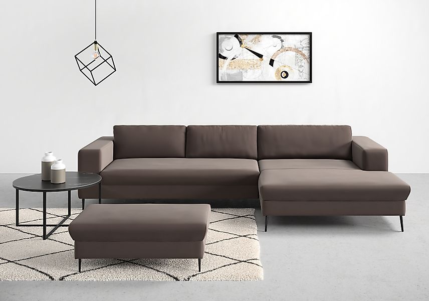 DOMO collection Ecksofa »Modica, zeitlos und elegant, L-Form«, moderne Opti günstig online kaufen