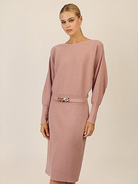 Apart Strickkleid mit Gliederkette Detail Gürtel günstig online kaufen