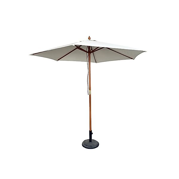Lex Sonnenschirm Ø 2,5m Schirm Marktschirm Gartenschirm Holzgestell UV15 Be günstig online kaufen