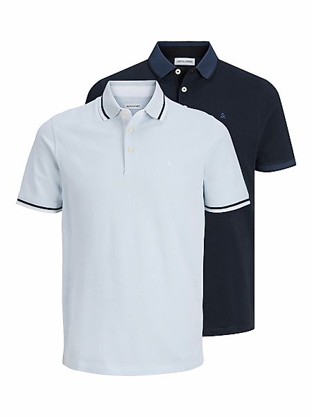 Jack & Jones Poloshirt "JJEPAULOS Slim Fit, sportlich-elegant, mit Stickere günstig online kaufen