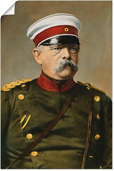 Artland Wandbild "Otto von Bismarck" Menschen 1 Stk. tlg. als Leinwandbild, günstig online kaufen