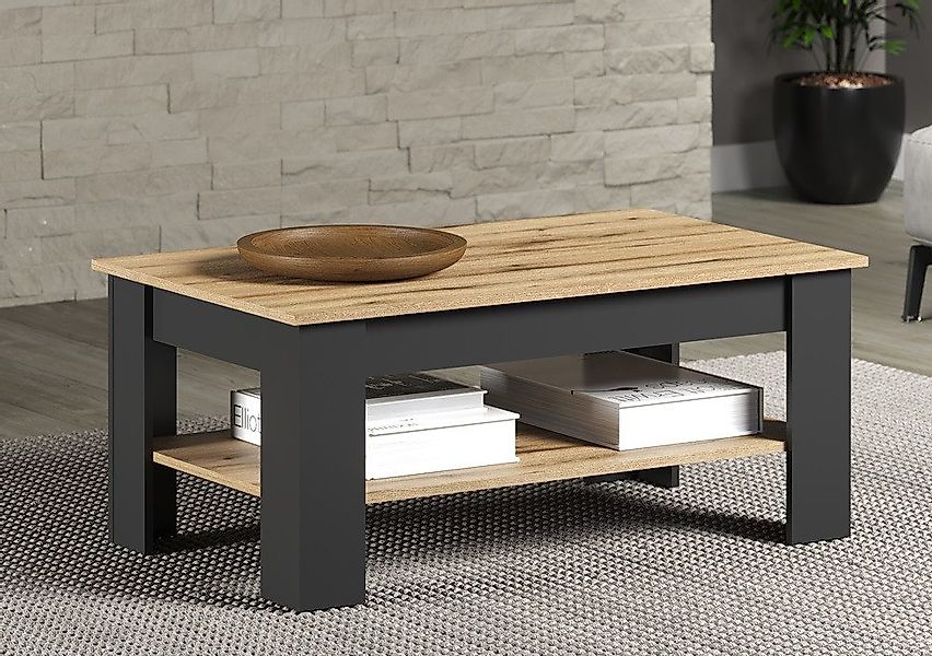 trendteam Couchtisch Couchtisch Wohnzimmertisch Esteban, Anthrazit / Coast günstig online kaufen