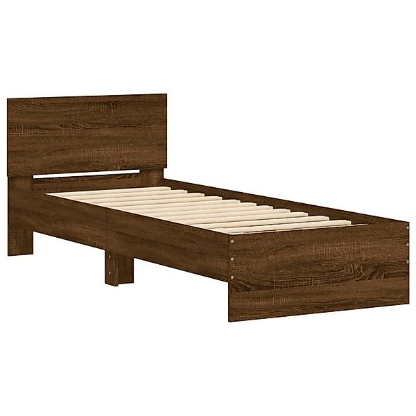 vidaXL Bett Bettgestell mit Kopfteil und günstig online kaufen