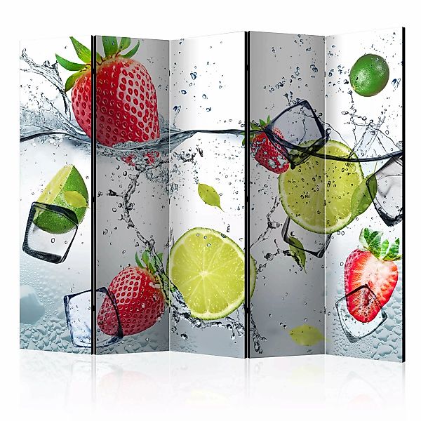 5-teiliges Paravent - Fruit Cocktail Ii [room Dividers] günstig online kaufen