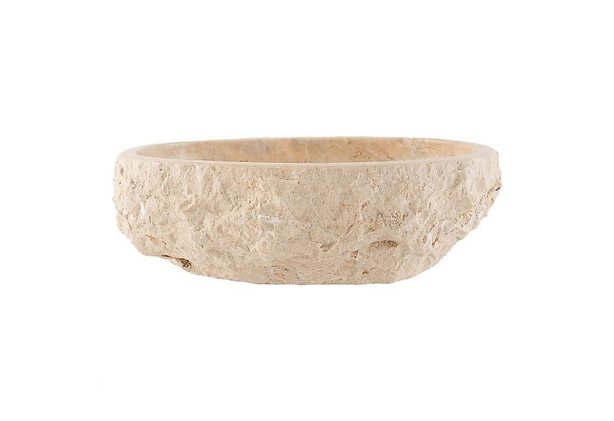 wohnfreuden Aufsatzwaschbecken Erosi Marmor Waschbecken 50 cm creme (Kein S günstig online kaufen