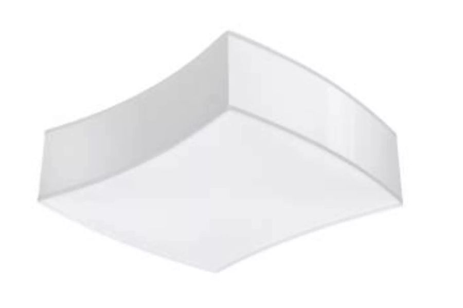 Deckenleuchte Weiß 39 cm lang blendarm 2x E27 BREEL günstig online kaufen