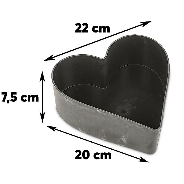 matches21 HOME & HOBBY Blumentopf Herz günstig online kaufen