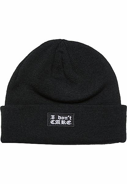 MisterTee Beanie "MisterTee I Don´t Care Beanie" 1 Stk. tlg. günstig online kaufen