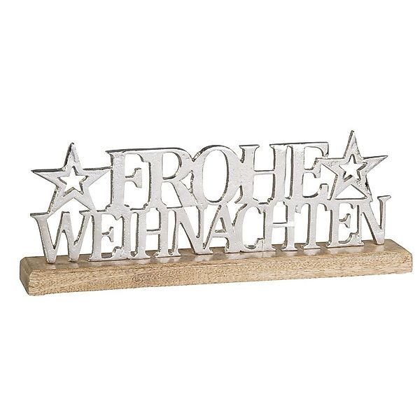 MICA Weihnachtsfigur Schriftzug - Frohe Weihnachten günstig online kaufen