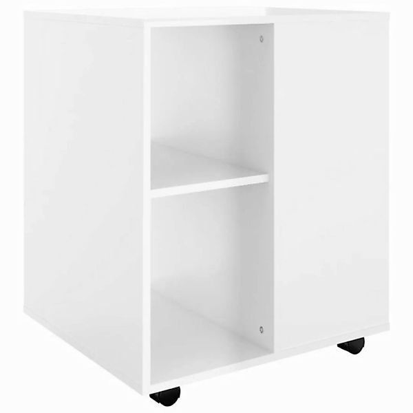 vidaXL Aktenschrank Rollschrank Hochglanz-Weiß 60x53x72 cm Spanplatte günstig online kaufen