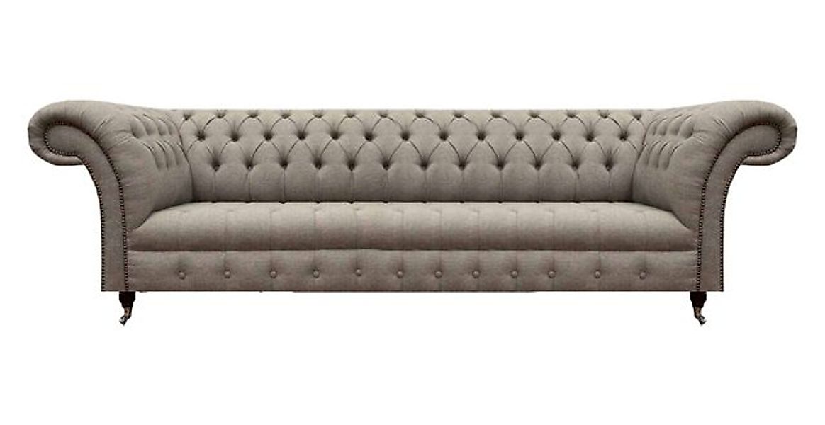 Xlmoebel Chesterfield-Sofa Wohnzimmer Big Sofa Viersitzer Polstermöbel Text günstig online kaufen
